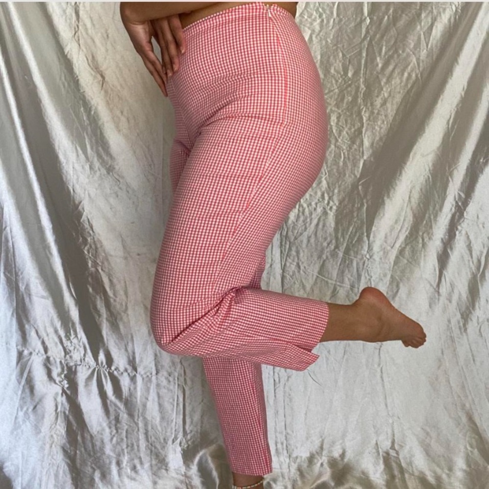 Brooks Brothers pink Gingham Pants
